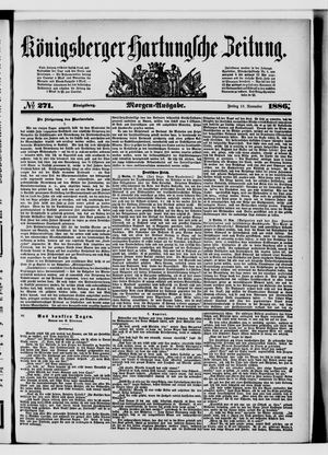 Königsberger Hartungsche Zeitung on Nov 19, 1886