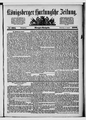 Königsberger Hartungsche Zeitung vom 16.12.1886