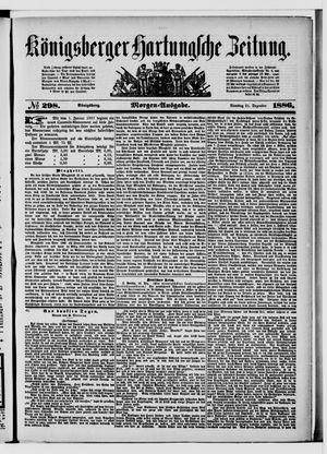 Königsberger Hartungsche Zeitung vom 21.12.1886