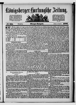 Königsberger Hartungsche Zeitung vom 24.12.1886