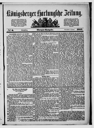 Königsberger Hartungsche Zeitung vom 08.01.1887