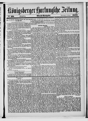 Königsberger Hartungsche Zeitung vom 03.02.1887