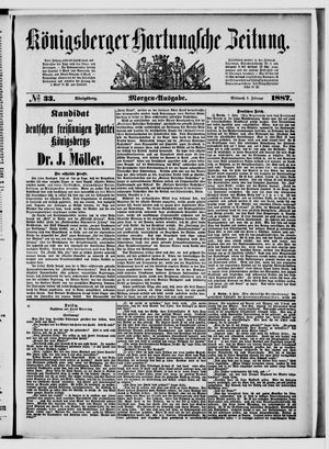 Königsberger Hartungsche Zeitung vom 09.02.1887