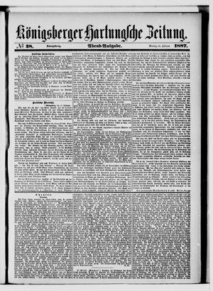 Königsberger Hartungsche Zeitung vom 14.02.1887