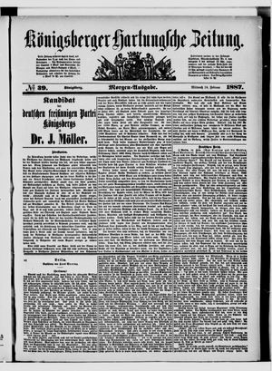 Königsberger Hartungsche Zeitung vom 16.02.1887