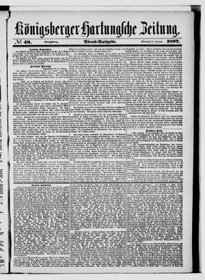 Königsberger Hartungsche Zeitung vom 16.02.1887