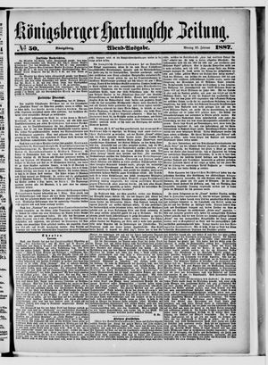 Königsberger Hartungsche Zeitung vom 28.02.1887