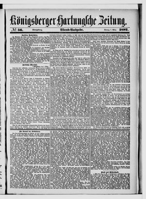 Königsberger Hartungsche Zeitung vom 07.03.1887