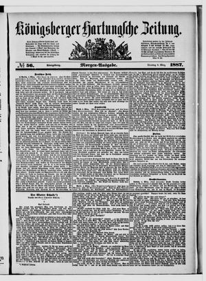 Königsberger Hartungsche Zeitung vom 08.03.1887
