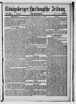 Königsberger Hartungsche Zeitung vom 11.03.1887