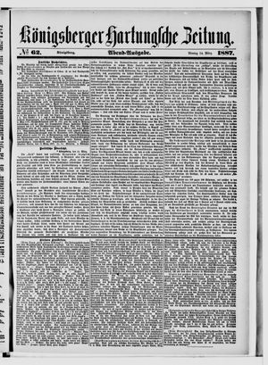 Königsberger Hartungsche Zeitung vom 14.03.1887