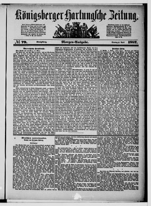 Königsberger Hartungsche Zeitung on Apr 3, 1887