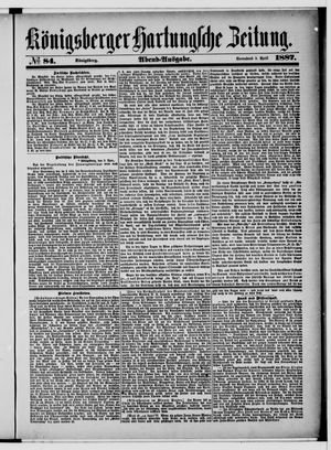 Königsberger Hartungsche Zeitung vom 09.04.1887