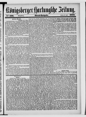 Königsberger Hartungsche Zeitung vom 29.04.1887