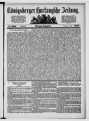 Königsberger Hartungsche Zeitung on May 12, 1887