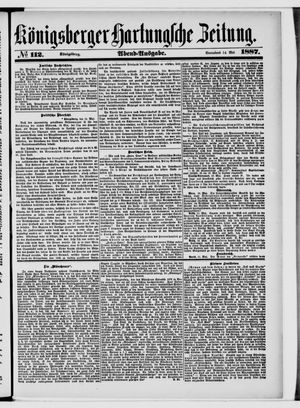 Königsberger Hartungsche Zeitung vom 14.05.1887