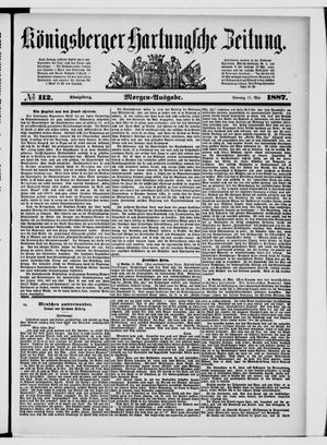 Königsberger Hartungsche Zeitung vom 15.05.1887