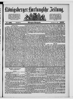 Königsberger Hartungsche Zeitung vom 21.05.1887