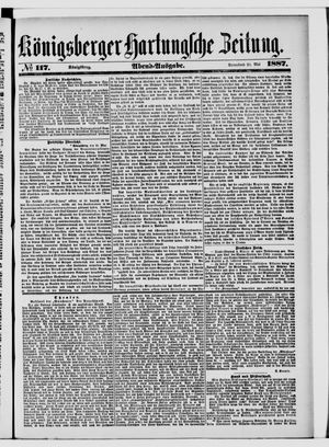 Königsberger Hartungsche Zeitung vom 21.05.1887