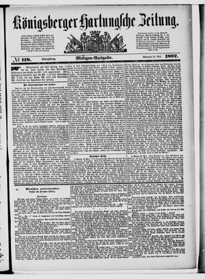 Königsberger Hartungsche Zeitung vom 25.05.1887