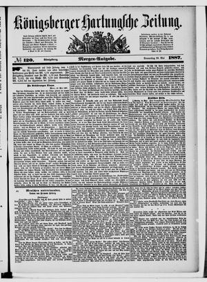 Königsberger Hartungsche Zeitung on May 26, 1887