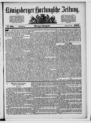 Königsberger Hartungsche Zeitung on May 27, 1887