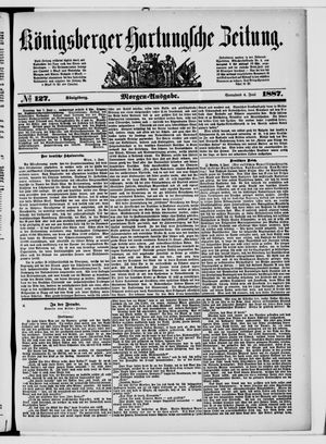 Königsberger Hartungsche Zeitung on Jun 4, 1887