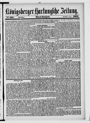 Königsberger Hartungsche Zeitung vom 04.06.1887