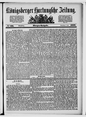 Königsberger Hartungsche Zeitung vom 09.06.1887