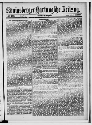 Königsberger Hartungsche Zeitung vom 13.06.1887
