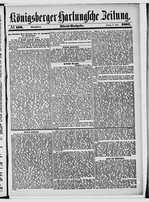 Königsberger Hartungsche Zeitung vom 17.06.1887