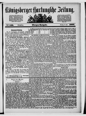 Königsberger Hartungsche Zeitung vom 19.06.1887