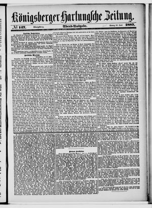 Königsberger Hartungsche Zeitung on Jun 27, 1887