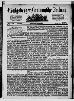 Königsberger Hartungsche Zeitung on Jul 1, 1887