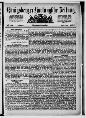 Königsberger Hartungsche Zeitung vom 03.07.1887