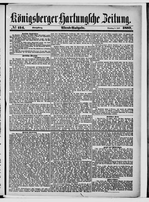 Königsberger Hartungsche Zeitung on Jul 5, 1887