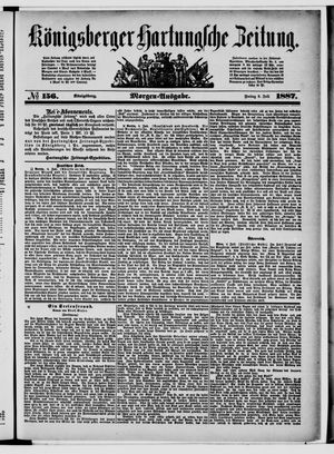 Königsberger Hartungsche Zeitung vom 08.07.1887