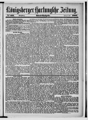 Königsberger Hartungsche Zeitung on Jul 8, 1887