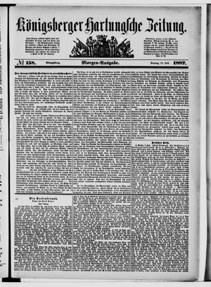Königsberger Hartungsche Zeitung vom 10.07.1887