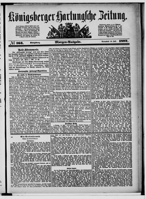 Königsberger Hartungsche Zeitung vom 16.07.1887