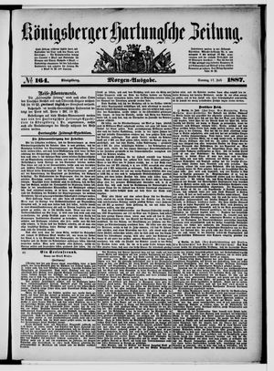 Königsberger Hartungsche Zeitung vom 17.07.1887