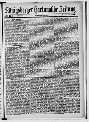 Königsberger Hartungsche Zeitung on Jul 18, 1887