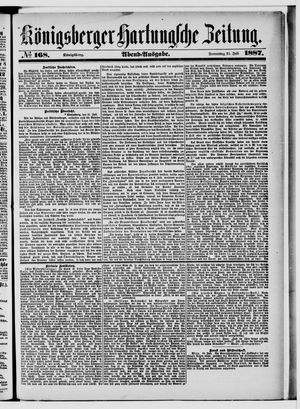 Königsberger Hartungsche Zeitung vom 21.07.1887