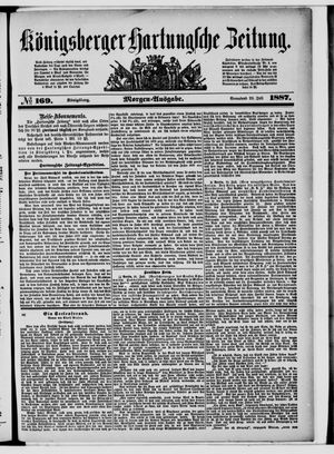Königsberger Hartungsche Zeitung vom 23.07.1887
