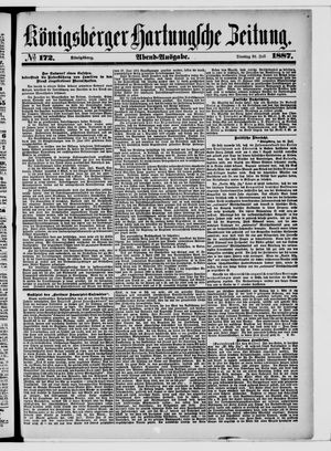 Königsberger Hartungsche Zeitung on Jul 26, 1887