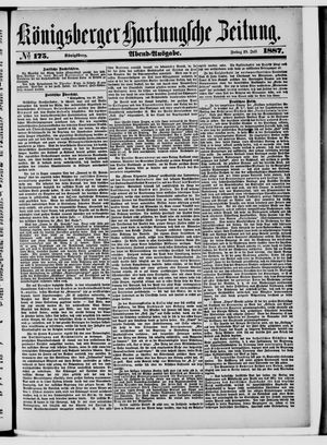 Königsberger Hartungsche Zeitung vom 29.07.1887