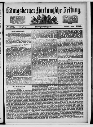 Königsberger Hartungsche Zeitung vom 04.08.1887