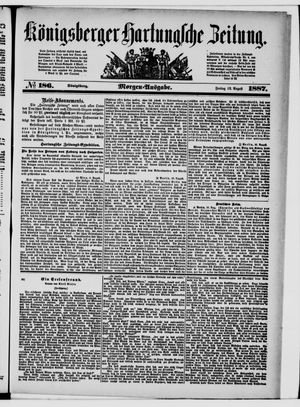 Königsberger Hartungsche Zeitung vom 12.08.1887