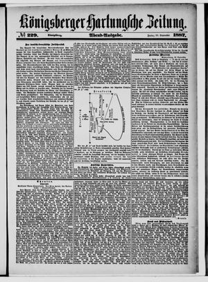 Königsberger Hartungsche Zeitung vom 30.09.1887