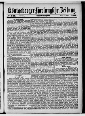 Königsberger Hartungsche Zeitung vom 17.10.1887